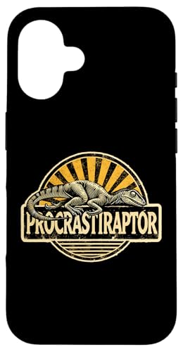 Procrastiraptor Procrastination Dinosaurier Hülle für iPhone 16 Procrastiraptor Procrastination Dinosaurier Hülle für iPhone 16 von Funny Jokes And Cute Pun Designs