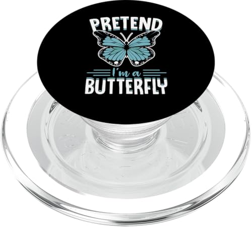 Pretend I'm A Butterfly Lustiges süßes faules Halloween-Kostüm PopSockets PopGrip für MagSafe Pretend I'm A Butterfly Lustiges süßes faules Halloween-Kostüm PopSockets PopGrip für MagSafe von Funny Lazy Matching Family Halloween Costume Idea