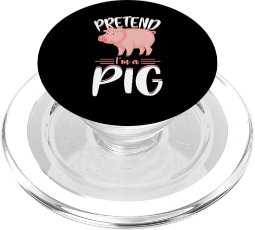 Pretend I'm A Pig Lustiges, süßes Halloween-Kostüm-Idee PopSockets PopGrip für MagSafe Pretend I'm A Pig Lustiges, süßes Halloween-Kostüm-Idee PopSockets PopGrip für MagSafe von Funny Lazy Matching Family Halloween Costume Idea