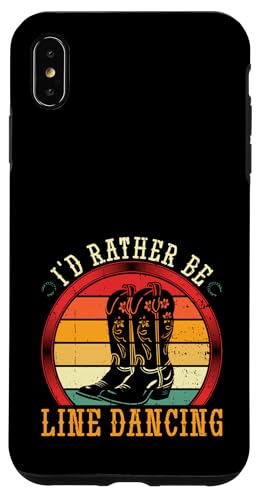 Ich wäre lieber Line Dance Western Vintage Line Dance Hülle für iPhone XS Max Ich wäre lieber Line Dance Western Vintage Line Dance Hülle für iPhone XS Max von Funny Line Dancing Gifts