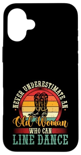 Line Dance Alte Frau Country Western Vintage Line Dance Hülle für iPhone 16 Plus Line Dance Alte Frau Country Western Vintage Line Dance Hülle für iPhone 16 Plus von Funny Line Dancing Gifts