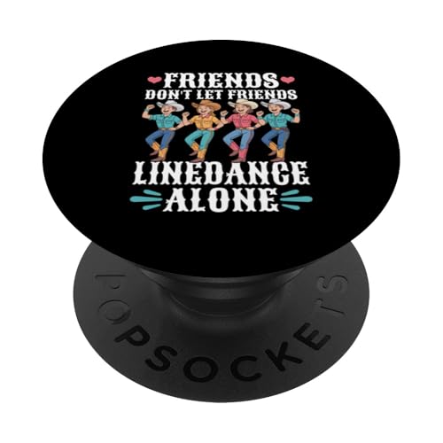 Line Dance Country Western Line Dance Friends PopSockets Klebender PopGrip Line Dance Country Western Line Dance Friends PopSockets Klebender PopGrip von Funny Line Dancing Gifts