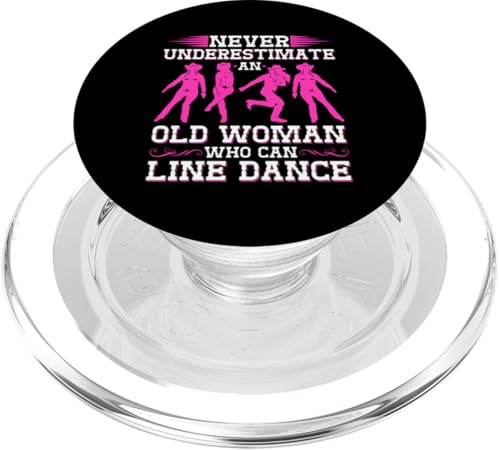 Line Dance Country Western Line Dance für alte Frauen PopSockets PopGrip für MagSafe Line Dance Country Western Line Dance für alte Frauen PopSockets PopGrip für MagSafe von Funny Line Dancing Gifts