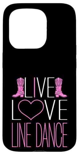 Line Dance Country Western Live Liebe Line Dance Hülle für iPhone 15 Pro Line Dance Country Western Live Liebe Line Dance Hülle für iPhone 15 Pro von Funny Line Dancing Gifts