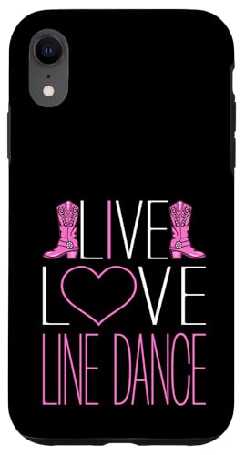 Line Dance Country Western Live Liebe Line Dance Hülle für iPhone XR Line Dance Country Western Live Liebe Line Dance Hülle für iPhone XR von Funny Line Dancing Gifts