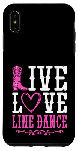 Line Dance Country Western Live Liebe Line Dance Hülle für iPhone XS Max Line Dance Country Western Live Liebe Line Dance Hülle für iPhone XS Max von Funny Line Dancing Gifts