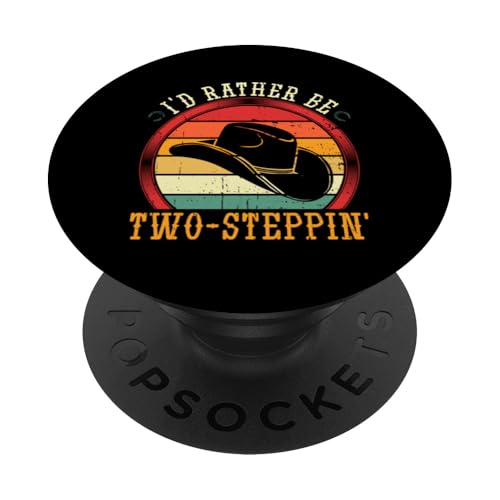 Line Dance Country Western Vintage Two Steppin Line Dance PopSockets Klebender PopGrip von Funny Line Dancing Gifts