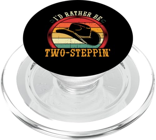 Line Dance Country Western Vintage Two Steppin Line Dance PopSockets PopGrip für MagSafe Line Dance Country Western Vintage Two Steppin Line Dance PopSockets PopGrip für MagSafe von Funny Line Dancing Gifts