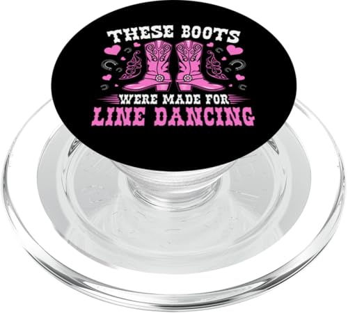 Line Dance Country Westernstiefel für Line Dancing PopSockets PopGrip für MagSafe Line Dance Country Westernstiefel für Line Dancing PopSockets PopGrip für MagSafe von Funny Line Dancing Gifts