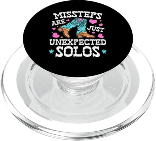Line Dance Fehltritte Country Western Line Dance PopSockets PopGrip für MagSafe Line Dance Fehltritte Country Western Line Dance PopSockets PopGrip für MagSafe von Funny Line Dancing Gifts