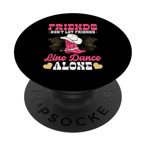 Line Dancing Friends Country Western Line Dance PopSockets Klebender PopGrip Line Dancing Friends Country Western Line Dance PopSockets Klebender PopGrip von Funny Line Dancing Gifts