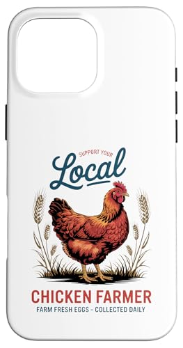 Classic Unterstützen Sie Ihren lokalen Hühnerzüchter - Farm Fresh Hülle für iPhone 16 Pro Max Classic Unterstützen Sie Ihren lokalen Hühnerzüchter - Farm Fresh Hülle für iPhone 16 Pro Max von Funny Local Chicken Farmer Retro Funny Chicken
