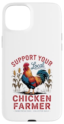 Eier sind meine Liebessprache – Unterstützen Sie kleine Herdenbauern Hülle für iPhone 15 Plus Eier sind meine Liebessprache – Unterstützen Sie kleine Herdenbauern Hülle für iPhone 15 Plus von Funny Local Chicken Farmer Retro Funny Chicken
