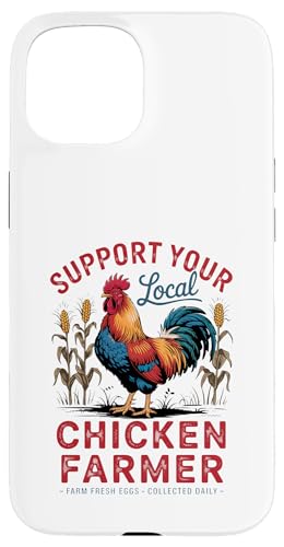 Eier sind meine Liebessprache – Unterstützen Sie kleine Herdenbauern Hülle für iPhone 15 Eier sind meine Liebessprache – Unterstützen Sie kleine Herdenbauern Hülle für iPhone 15 von Funny Local Chicken Farmer Retro Funny Chicken