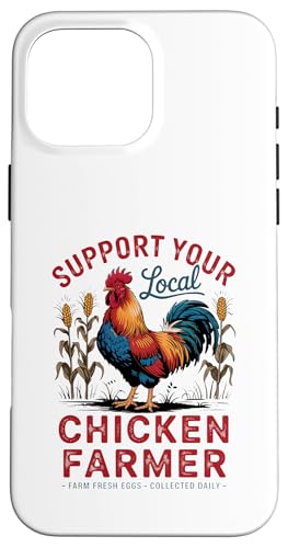 Eier sind meine Liebessprache – Unterstützen Sie kleine Herdenbauern Hülle für iPhone 16 Pro Max Eier sind meine Liebessprache – Unterstützen Sie kleine Herdenbauern Hülle für iPhone 16 Pro Max von Funny Local Chicken Farmer Retro Funny Chicken