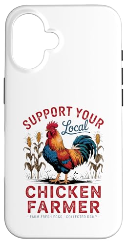 Eier sind meine Liebessprache – Unterstützen Sie kleine Herdenbauern Hülle für iPhone 16 Eier sind meine Liebessprache – Unterstützen Sie kleine Herdenbauern Hülle für iPhone 16 von Funny Local Chicken Farmer Retro Funny Chicken