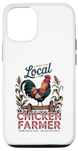 Farm Fresh Eggs – Local Chicken Farmer – Lustiges Huhn Hülle für iPhone 12/12 Pro von Funny Local Chicken Farmer Retro Funny Chicken