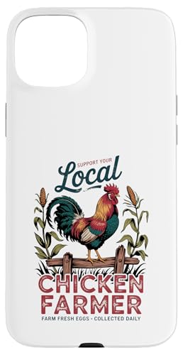 Farm Fresh Eggs – Local Chicken Farmer – Lustiges Huhn Hülle für iPhone 15 Plus von Funny Local Chicken Farmer Retro Funny Chicken