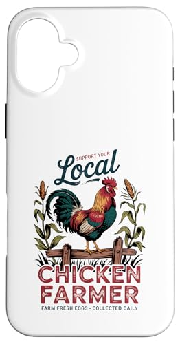 Farm Fresh Eggs – Local Chicken Farmer – Lustiges Huhn Hülle für iPhone 16 Plus Farm Fresh Eggs – Local Chicken Farmer – Lustiges Huhn Hülle für iPhone 16 Plus von Funny Local Chicken Farmer Retro Funny Chicken