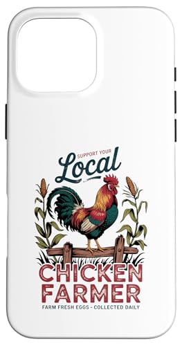 Farm Fresh Eggs – Local Chicken Farmer – Lustiges Huhn Hülle für iPhone 16 Pro Max Farm Fresh Eggs – Local Chicken Farmer – Lustiges Huhn Hülle für iPhone 16 Pro Max von Funny Local Chicken Farmer Retro Funny Chicken