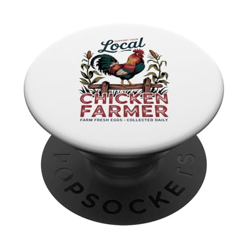 Farm Fresh Eggs – Local Chicken Farmer – Lustiges Huhn PopSockets Klebender PopGrip Farm Fresh Eggs – Local Chicken Farmer – Lustiges Huhn PopSockets Klebender PopGrip von Funny Local Chicken Farmer Retro Funny Chicken