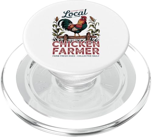 Farm Fresh Eggs – Local Chicken Farmer – Lustiges Huhn PopSockets PopGrip für MagSafe Farm Fresh Eggs – Local Chicken Farmer – Lustiges Huhn PopSockets PopGrip für MagSafe von Funny Local Chicken Farmer Retro Funny Chicken