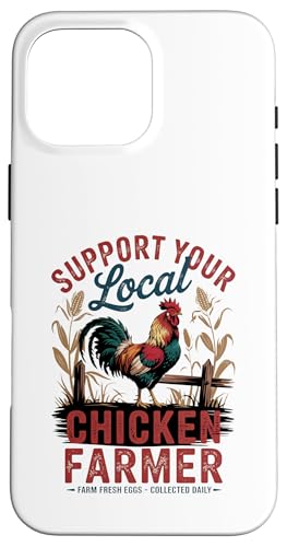 Farm Fresh Eggs - Lustiger Hühnerliebhaber im Retro-Stil Hülle für iPhone 16 Pro Max Farm Fresh Eggs - Lustiger Hühnerliebhaber im Retro-Stil Hülle für iPhone 16 Pro Max von Funny Local Chicken Farmer Retro Funny Chicken