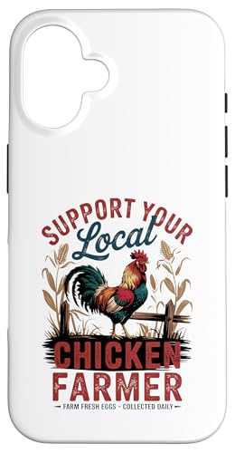 Farm Fresh Eggs - Lustiger Hühnerliebhaber im Retro-Stil Hülle für iPhone 16 Farm Fresh Eggs - Lustiger Hühnerliebhaber im Retro-Stil Hülle für iPhone 16 von Funny Local Chicken Farmer Retro Funny Chicken
