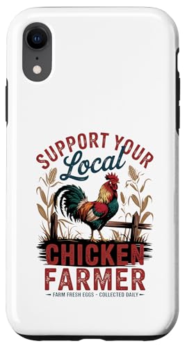 Farm Fresh Eggs - Lustiger Hühnerliebhaber im Retro-Stil Hülle für iPhone XR Farm Fresh Eggs - Lustiger Hühnerliebhaber im Retro-Stil Hülle für iPhone XR von Funny Local Chicken Farmer Retro Funny Chicken