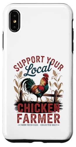 Farm Fresh Eggs - Lustiger Hühnerliebhaber im Retro-Stil Hülle für iPhone XS Max Farm Fresh Eggs - Lustiger Hühnerliebhaber im Retro-Stil Hülle für iPhone XS Max von Funny Local Chicken Farmer Retro Funny Chicken