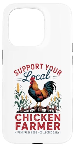 Fresh Eggs Daily - Local Chicken Keeper Vintage Farm Hülle für iPhone 15 Pro von Funny Local Chicken Farmer Retro Funny Chicken