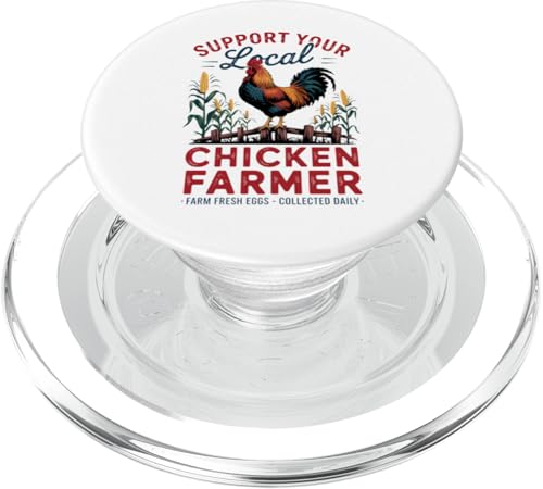 Fresh Eggs Daily - Local Chicken Keeper Vintage Farm PopSockets PopGrip für MagSafe Fresh Eggs Daily - Local Chicken Keeper Vintage Farm PopSockets PopGrip für MagSafe von Funny Local Chicken Farmer Retro Funny Chicken