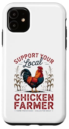 Stolzer Hühnerbauer - Homestead Henne und Eierliebhaber Hülle für iPhone 11 Stolzer Hühnerbauer - Homestead Henne und Eierliebhaber Hülle für iPhone 11 von Funny Local Chicken Farmer Retro Funny Chicken