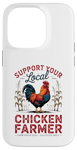 Stolzer Hühnerbauer - Homestead Henne und Eierliebhaber Hülle für iPhone 14 Pro Stolzer Hühnerbauer - Homestead Henne und Eierliebhaber Hülle für iPhone 14 Pro von Funny Local Chicken Farmer Retro Funny Chicken