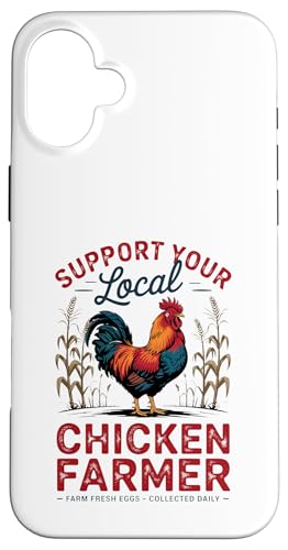 Stolzer Hühnerbauer - Homestead Henne und Eierliebhaber Hülle für iPhone 16 Plus Stolzer Hühnerbauer - Homestead Henne und Eierliebhaber Hülle für iPhone 16 Plus von Funny Local Chicken Farmer Retro Funny Chicken