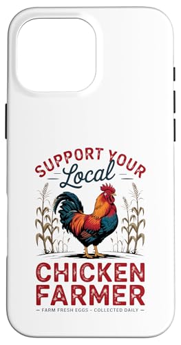 Stolzer Hühnerbauer - Homestead Henne und Eierliebhaber Hülle für iPhone 16 Pro Max Stolzer Hühnerbauer - Homestead Henne und Eierliebhaber Hülle für iPhone 16 Pro Max von Funny Local Chicken Farmer Retro Funny Chicken