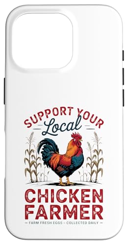 Stolzer Hühnerbauer - Homestead Henne und Eierliebhaber Hülle für iPhone 16 Pro Stolzer Hühnerbauer - Homestead Henne und Eierliebhaber Hülle für iPhone 16 Pro von Funny Local Chicken Farmer Retro Funny Chicken