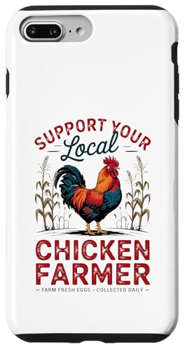 Stolzer Hühnerbauer - Homestead Henne und Eierliebhaber Hülle für iPhone 7 Plus/8 Plus Stolzer Hühnerbauer - Homestead Henne und Eierliebhaber Hülle für iPhone 7 Plus/8 Plus von Funny Local Chicken Farmer Retro Funny Chicken