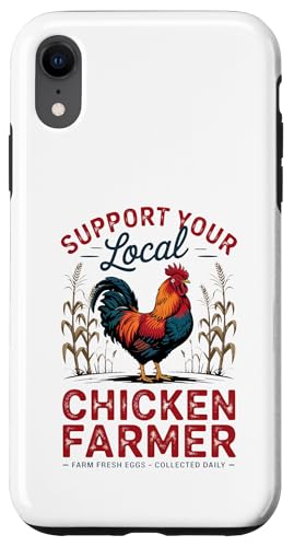 Stolzer Hühnerbauer - Homestead Henne und Eierliebhaber Hülle für iPhone XR Stolzer Hühnerbauer - Homestead Henne und Eierliebhaber Hülle für iPhone XR von Funny Local Chicken Farmer Retro Funny Chicken