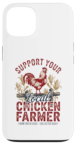 Unterstützen Sie Ihren lokalen Eierbauer – Hinterhof-Hen-Leben – Huhn Hülle für iPhone 13 Unterstützen Sie Ihren lokalen Eierbauer – Hinterhof-Hen-Leben – Huhn Hülle für iPhone 13 von Funny Local Chicken Farmer Retro Funny Chicken
