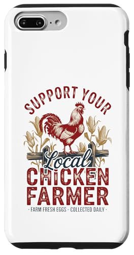 Unterstützen Sie Ihren lokalen Eierbauer – Hinterhof-Hen-Leben – Huhn Hülle für iPhone 7 Plus/8 Plus Unterstützen Sie Ihren lokalen Eierbauer – Hinterhof-Hen-Leben – Huhn Hülle für iPhone 7 Plus/8 Plus von Funny Local Chicken Farmer Retro Funny Chicken