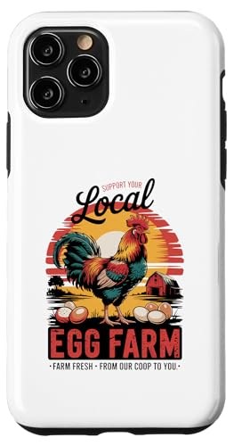 Cluckin' Local - Proud Local Egg Farmer - Huhn Hülle für iPhone 11 Pro Cluckin' Local - Proud Local Egg Farmer - Huhn Hülle für iPhone 11 Pro von Funny Local Egg Farmer Retro Funny Chicken