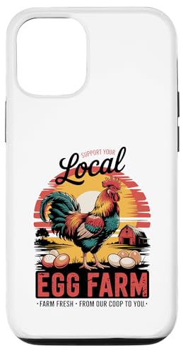 Cluckin' Local - Proud Local Egg Farmer - Huhn Hülle für iPhone 12/12 Pro Cluckin' Local - Proud Local Egg Farmer - Huhn Hülle für iPhone 12/12 Pro von Funny Local Egg Farmer Retro Funny Chicken