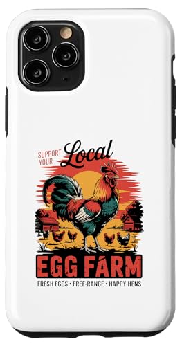 Farm Fresh and Local - Vintage Egg Farm Chicken Hülle für iPhone 11 Pro Farm Fresh and Local - Vintage Egg Farm Chicken Hülle für iPhone 11 Pro von Funny Local Egg Farmer Retro Funny Chicken