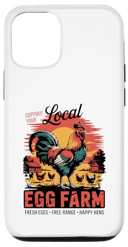Farm Fresh and Local - Vintage Egg Farm Chicken Hülle für iPhone 12/12 Pro Farm Fresh and Local - Vintage Egg Farm Chicken Hülle für iPhone 12/12 Pro von Funny Local Egg Farmer Retro Funny Chicken