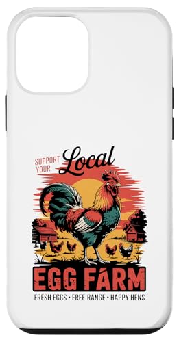 Farm Fresh and Local - Vintage Egg Farm Chicken Hülle für iPhone 12 mini Farm Fresh and Local - Vintage Egg Farm Chicken Hülle für iPhone 12 mini von Funny Local Egg Farmer Retro Funny Chicken