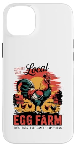 Farm Fresh and Local - Vintage Egg Farm Chicken Hülle für iPhone 14 Plus Farm Fresh and Local - Vintage Egg Farm Chicken Hülle für iPhone 14 Plus von Funny Local Egg Farmer Retro Funny Chicken