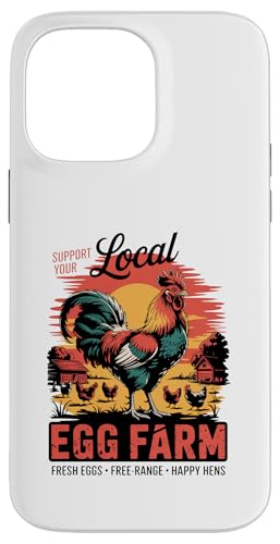 Farm Fresh and Local - Vintage Egg Farm Chicken Hülle für iPhone 14 Pro Max Farm Fresh and Local - Vintage Egg Farm Chicken Hülle für iPhone 14 Pro Max von Funny Local Egg Farmer Retro Funny Chicken