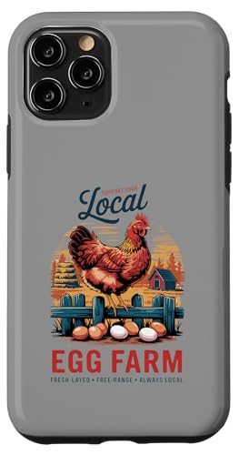 Farm to Table Eggs - Local Hen Supporter Vintage Look Hülle für iPhone 11 Pro Farm to Table Eggs - Local Hen Supporter Vintage Look Hülle für iPhone 11 Pro von Funny Local Egg Farmer Retro Funny Chicken