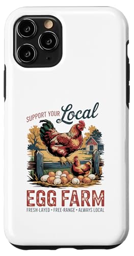 Laid with Love - Backyard Chicken Keeper Farmstead Pride Hülle für iPhone 11 Pro Laid with Love - Backyard Chicken Keeper Farmstead Pride Hülle für iPhone 11 Pro von Funny Local Egg Farmer Retro Funny Chicken